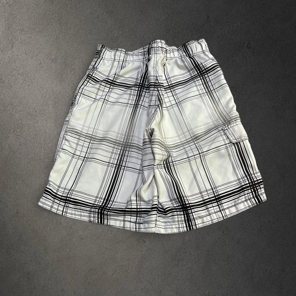 Y2K 2000s Ocean Pacific Baggy Surf Grunge Indie Skate Hip Hop Plaid Board Shorts